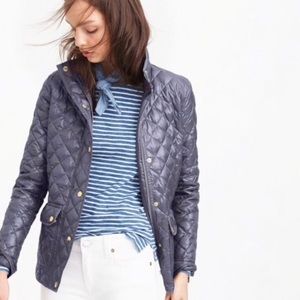 J Crew Navy  Downtown field Puffer Jacket